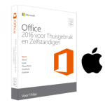 Microsoft Office 2016 Mac voor Thuisgebruik en Zelfstandigen € 70,- 